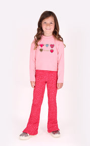 Tina Lange Mouwen Shirt Peony Pink