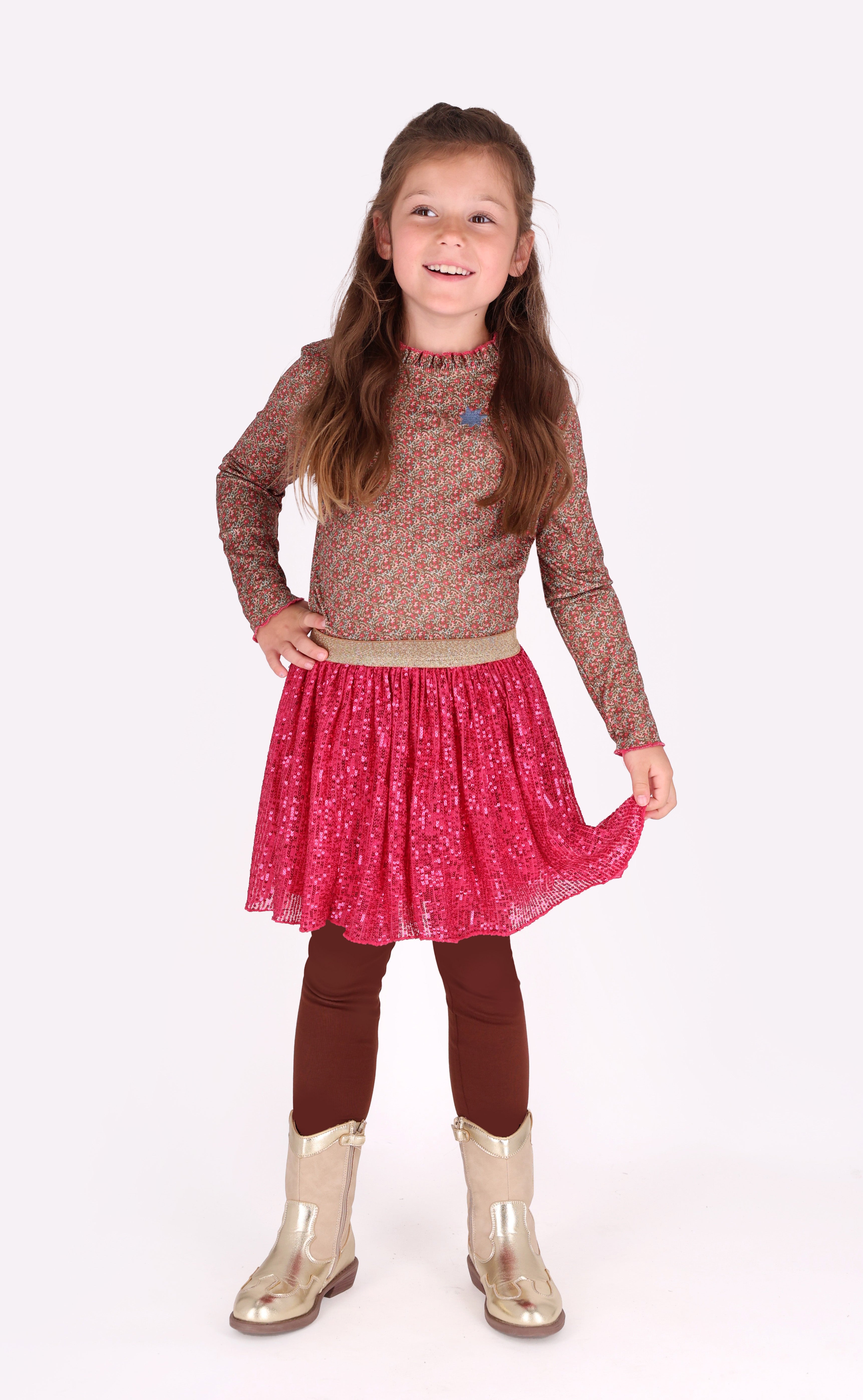 Toya Lange Mouwen Shirt Bruin