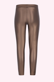 Luna Nep Leren Legging Bruin
