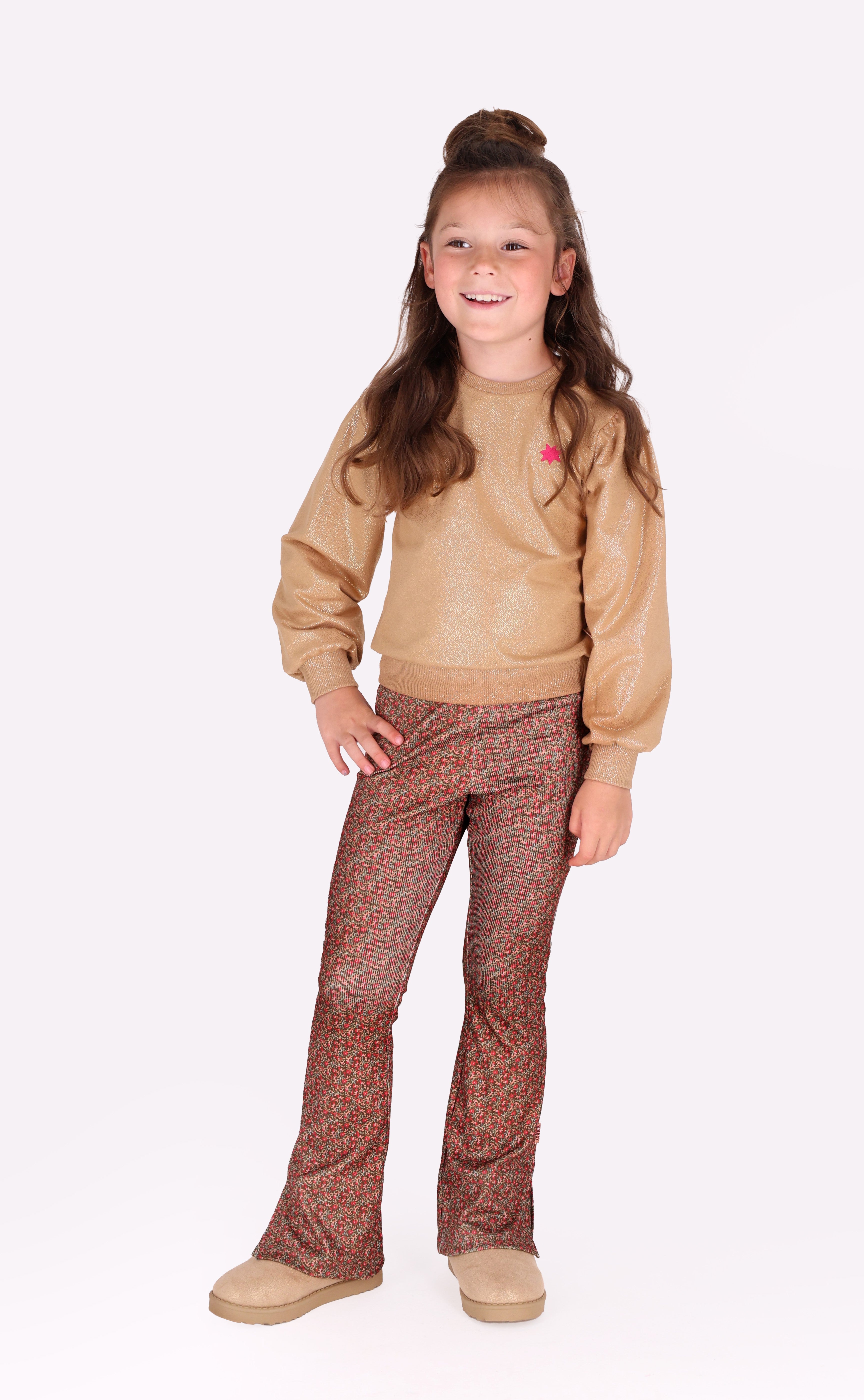 Priya Flared Trousers Brown