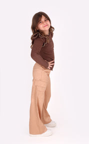 Pinky Cargo Broek Bruin