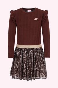 Diana Kleid Braun - Pott Brown / 104