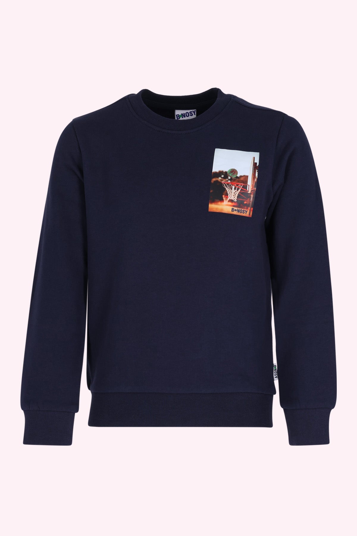 Trevor Lange Mouwen Shirt Donkerblauw