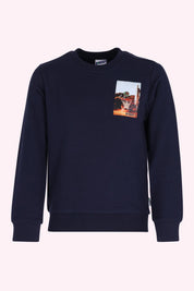 Trevor Long Sleeve Shirt Dark Blue