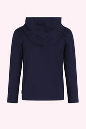 Ted Lange Mouwen Shirt met Capuchon Donkerblauw