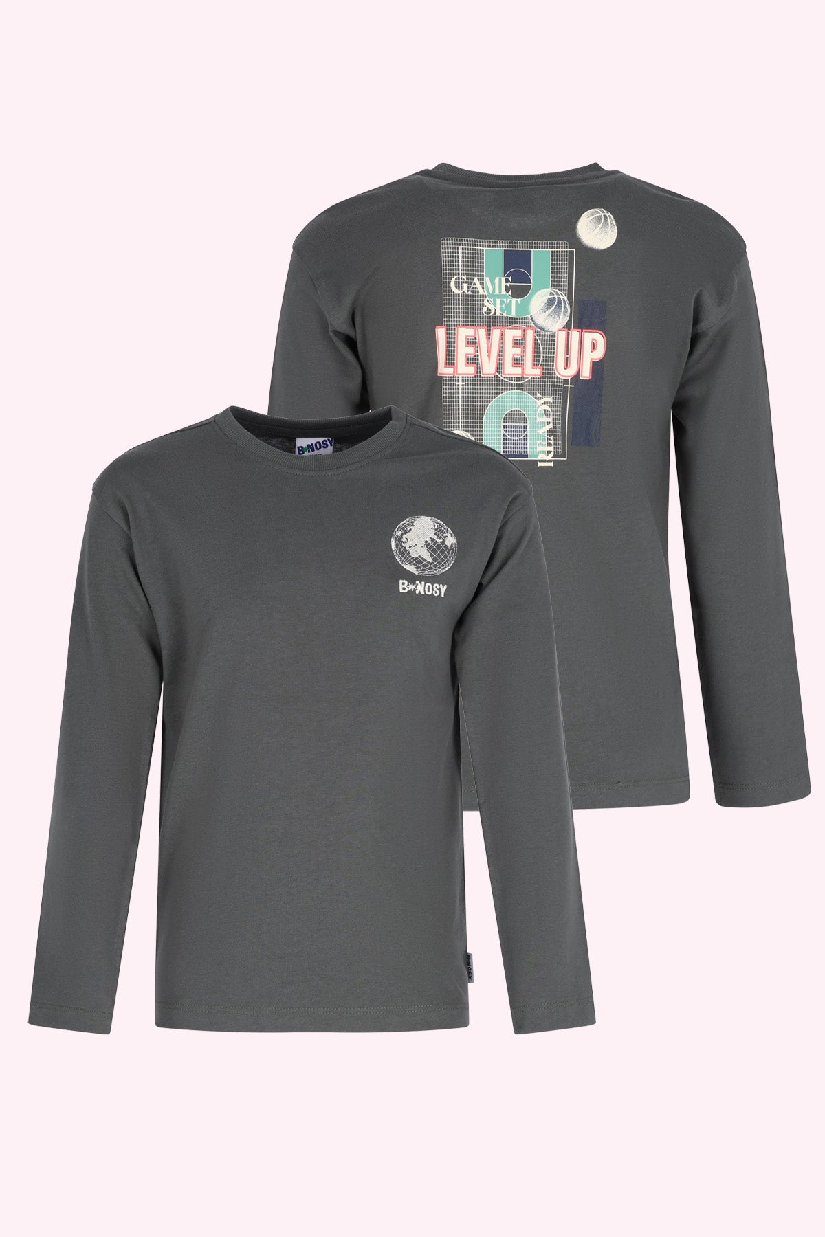 Theo Lange Mouwen Shirt Dark Green