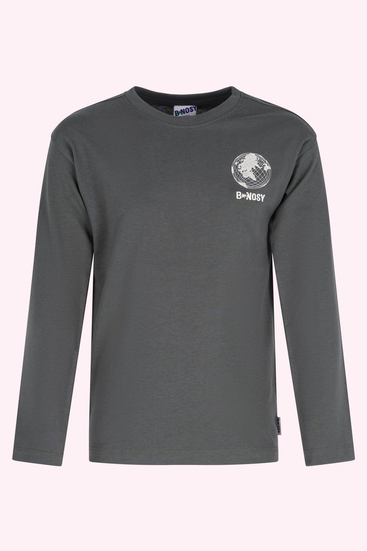 Theo Lange Mouwen Shirt Dark Green