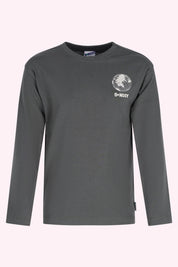 Theo Lange Mouwen Shirt Dark Green