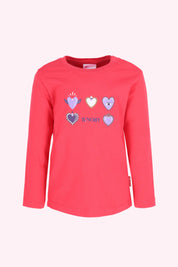 Mini Tara Lange Mouwen Shirt Rood