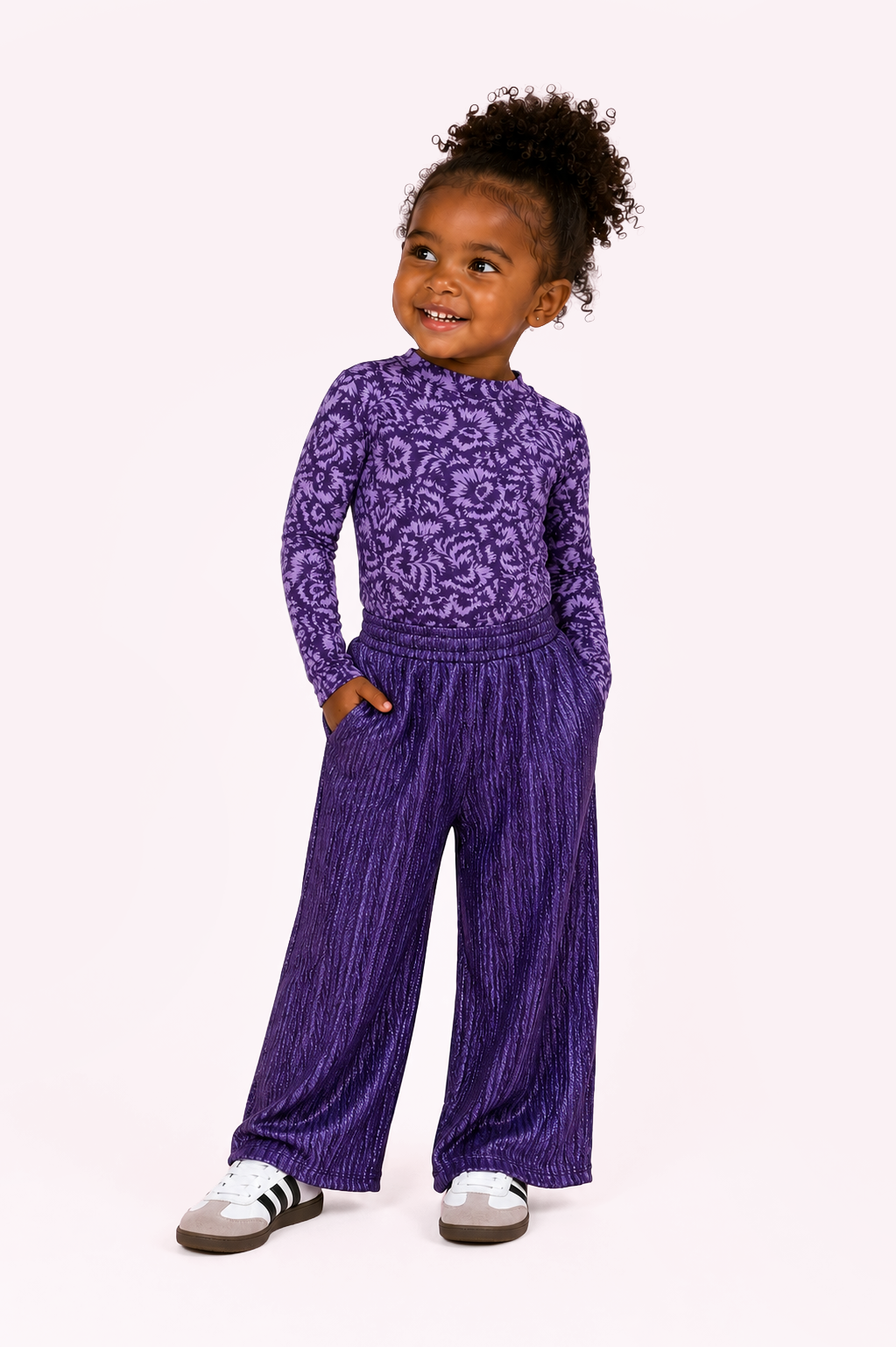 Mini Palomi Broek Paars