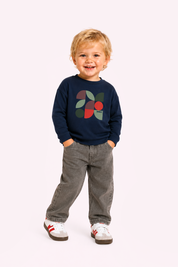 Mini Tobias Lange Mouwen Shirt Donkerblauw