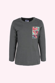 Mini Tobias Lange Mouwen Shirt Donkergroen