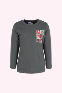 Mini Tobias Lange Mouwen Shirt Donkergroen - Urban Chic / 74