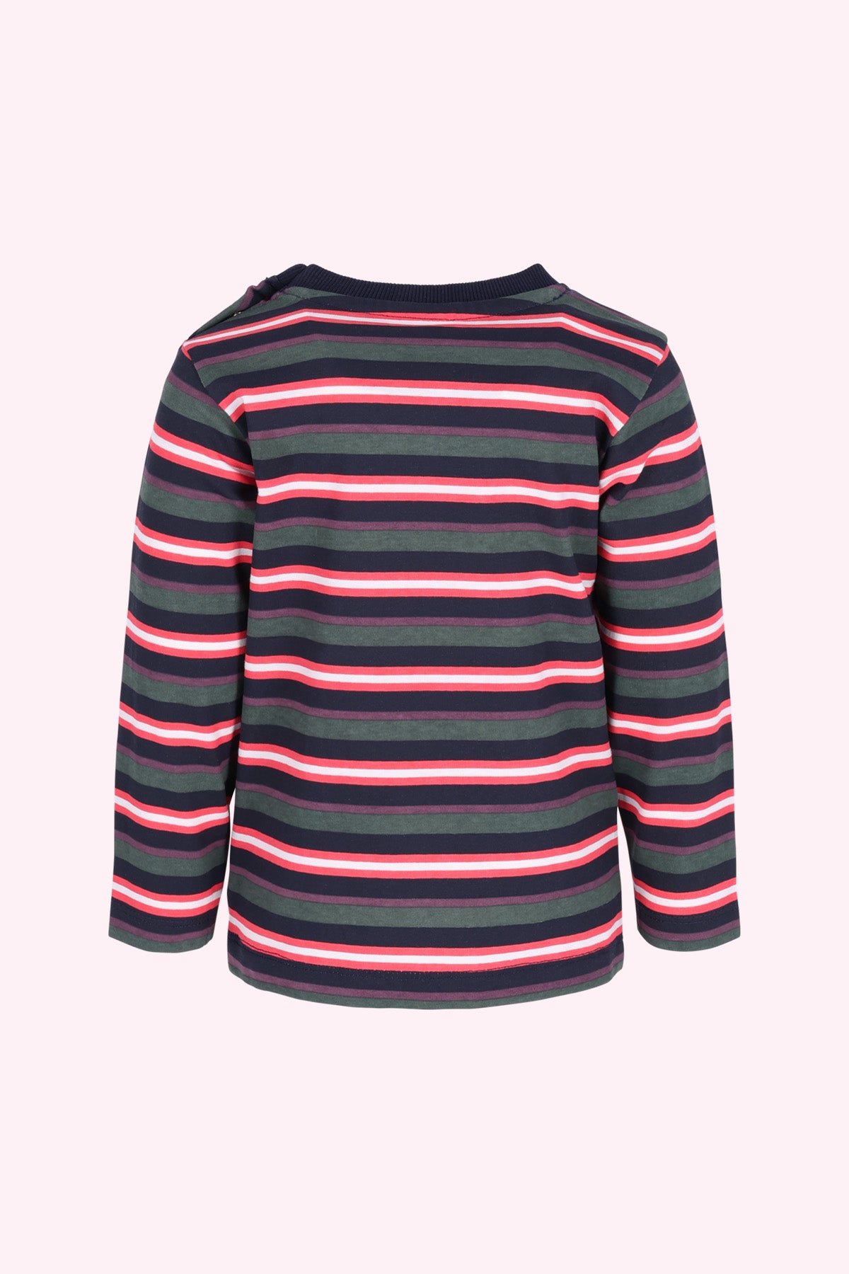 Mini Tobias Lange Mouwen Shirt Donkerblauw gestreept
