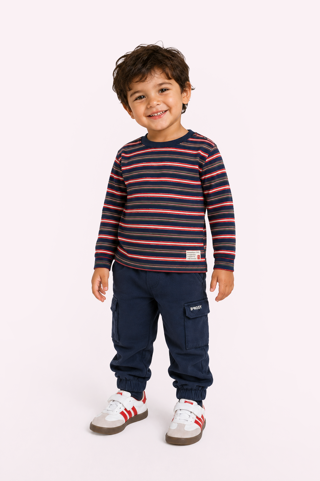 Mini Peter Broek Donkerblauw