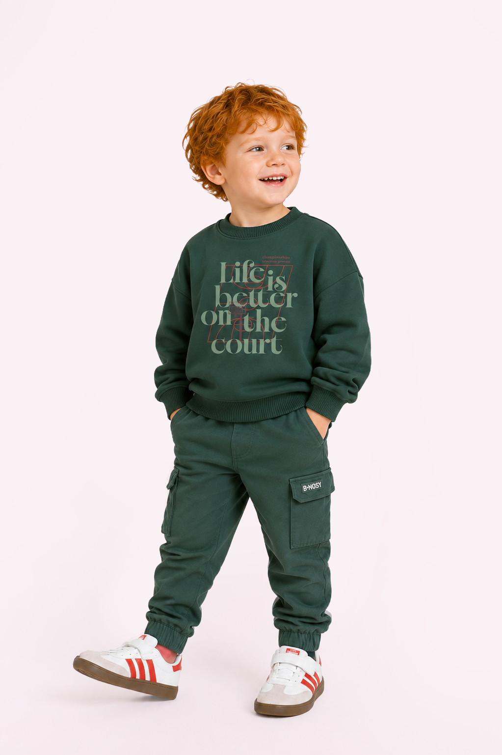 Mini Peter Broek Donkergroen