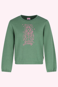 Sofia Jersey verde - Hiedra oscura / 98