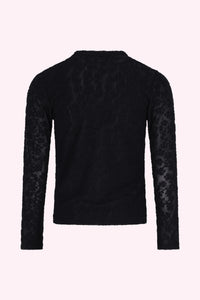 Taylor Camiseta de manga larga negra - Negro / 98