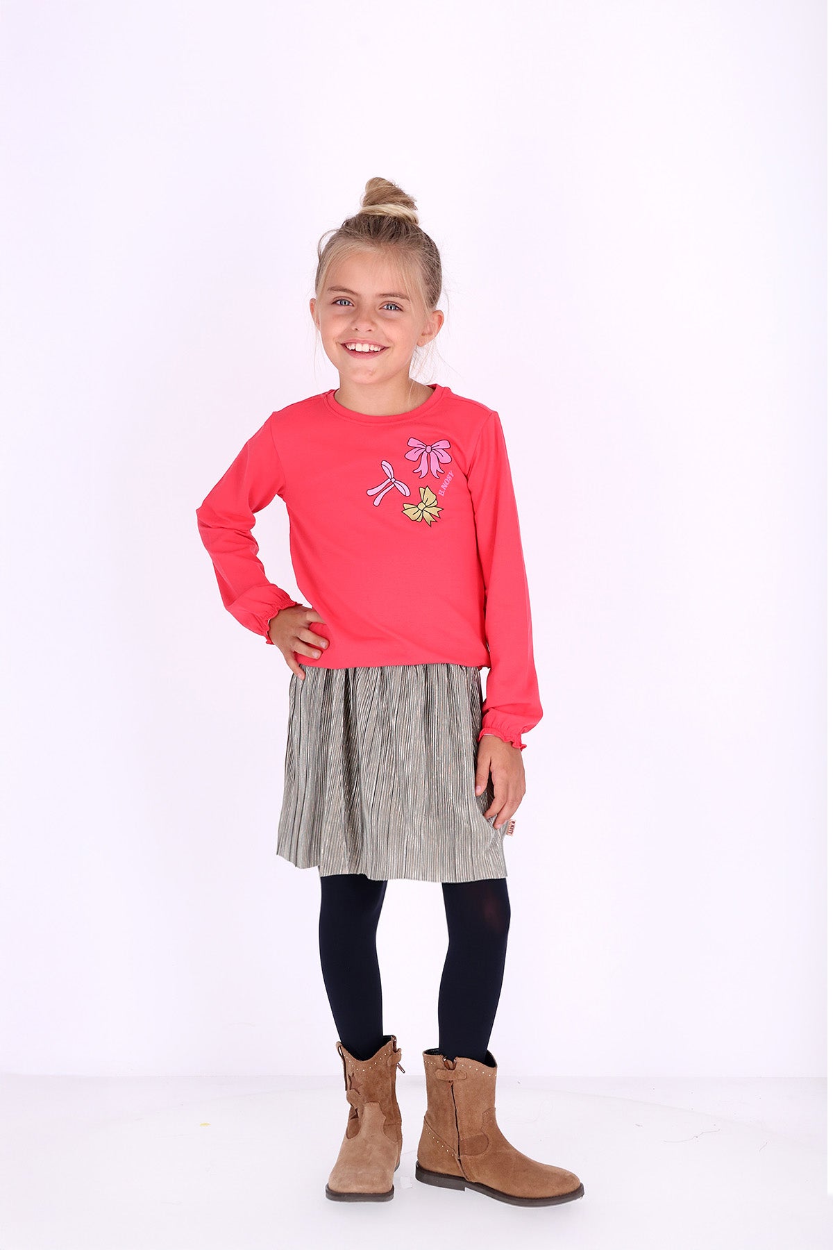 Tonia Lange Mouwen Shirt Rood