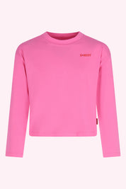 Tina Lange Mouwen Shirt Azalea Pink