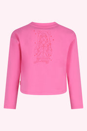 Tina Lange Mouwen Shirt Azalea Pink