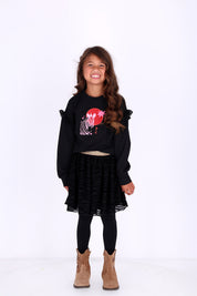 Tilsa Lange Mouwen Shirt Zwart