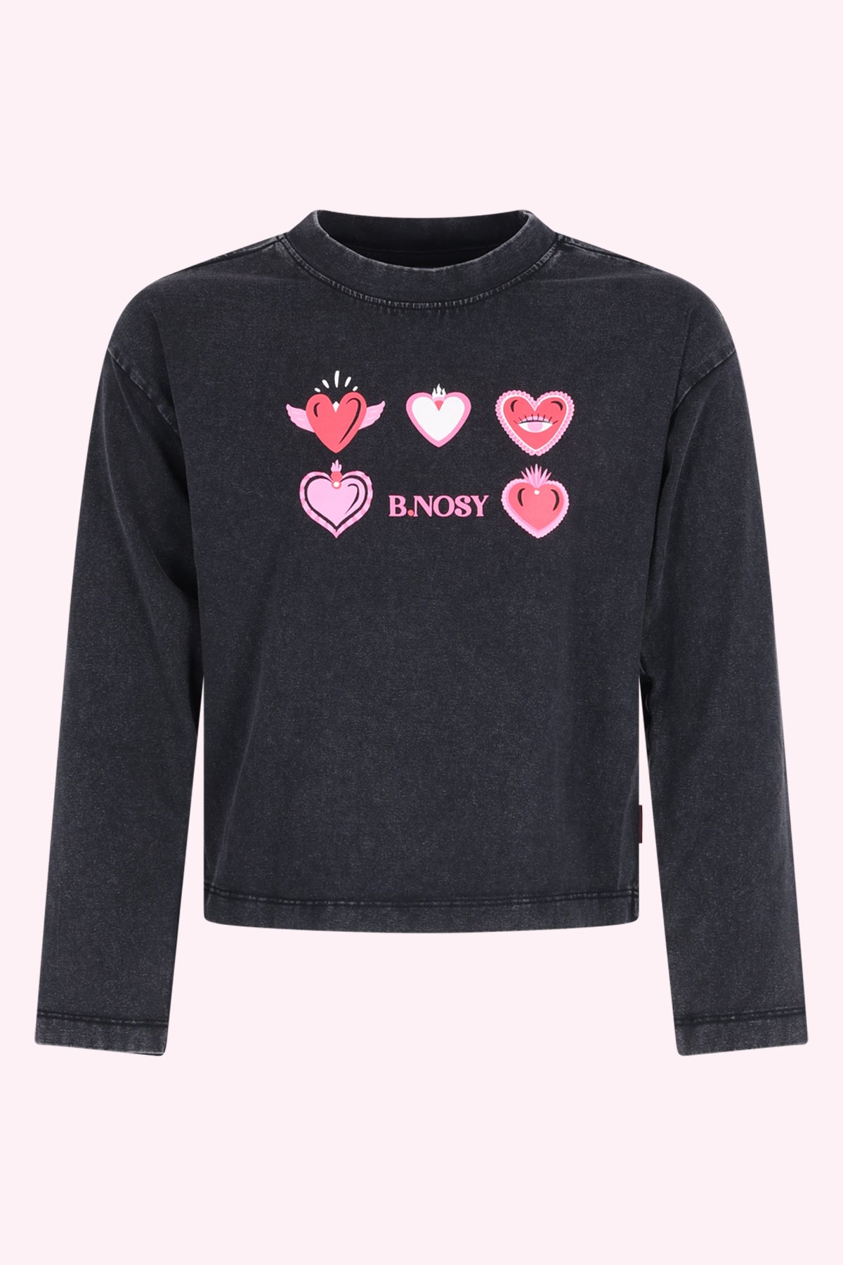 Tina Lange Mouwen Shirt Zwart