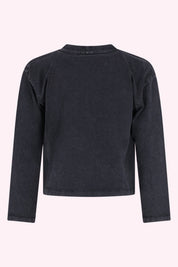 Tina Lange Mouwen Shirt Zwart