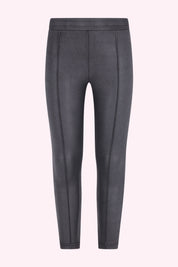 Luna Nep Leren Legging Zwart