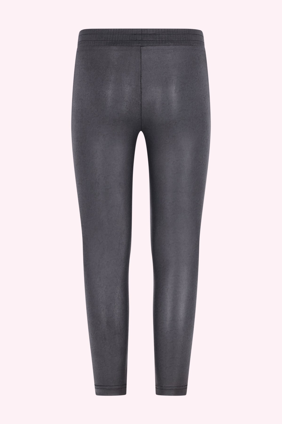 Luna Nep Leren Legging Zwart