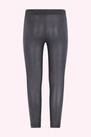 Luna Nep Leren Legging Zwart