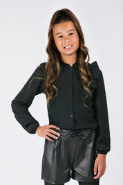 Beau B.Nosy girls blouse Black