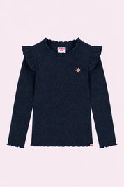 Tonya top Donkerblauw