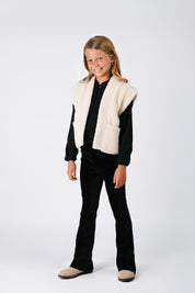 Puck B.Nosy flared pants Black