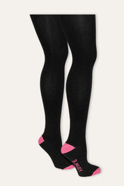 Mia B.Nosy girls glitter thight Black
