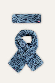 B.Nosy Jill Scarve and Headband Set Blue Tiger - B.Nosy